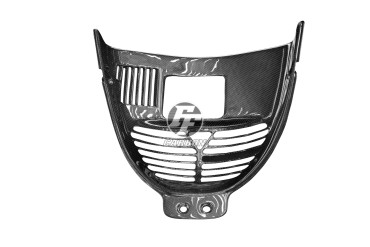 Marco triangular (Covertor de radiadores de aceite) Carbono por Ducati 888 Carbono+Fibra de Vidrio | Patron Sencillo | Brillante