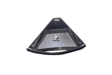 Cadre Triangle (Cache de radiateur d´huile) Carbone pour MV Agusta F4 1000 2010-2013 100% Carbone | Toile Sergé | Brillant