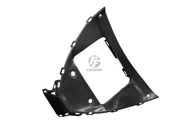 Carbon Dreiecksrahmen Ölkühlerabdeckung für Yamaha YZF-R1 2020- 