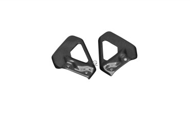 protección de talón Carbono por Aprilia RSV 1000 R 2003-2006 Carbono+Fibra de Vidrio | Patron Sencillo | Brillante