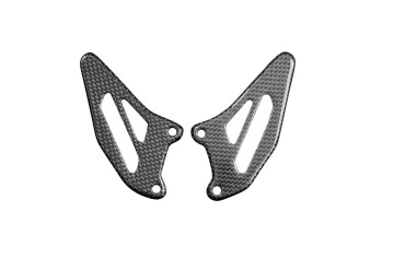 Platines repose-pieds Carbone pour BMW S 1000 RR 2015-2018 Carbone+Fibre de Verre | Toile Contraignant | Brillant