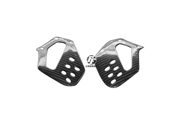 protección de talón Carbono por BMW S1000RR 100% Carbono | Patron Enlazado | Brillante