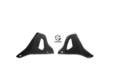 protección de talón Carbono por Ducati Monster 1200R 2016-2018 Carbono+Fibra de Vidrio | Patron Sencillo | Brillante