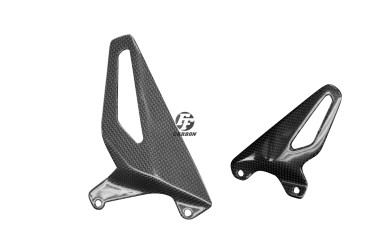 Carbon Fersenschützer für Ducati Panigale V4/V4S/V4R/V4 SP / Streetfighter V4 2020- / Streetfighter V2 2022- Carbon+Fiberglas | Leinwand | Glossy