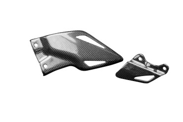 protección de talón Carbono por Honda CBR 1000RR 2008-2018 100% Carbono | Patron Sencillo | Brillante