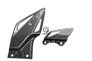 Platines repose-pieds Carbone pour Honda CBR 1000RR 2008-2018 Carbone+Fibre de Verre | Toile Sergé | Brillant