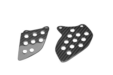 protección de talón Carbono por Honda CBR 600RR 2003-2017 Carbono+Fibra de Vidrio | Patron Enlazado | Brillante