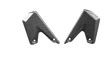 Carbon Heel Guards for KTM Enduro/R / SMC 08-18 Carbon+Fibreglass | Twill Weave | Glossy