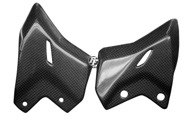 Carbon Fersenschützer für Kawasaki Z650 2017- Carbon+Fiberglas | Leinwand | Glossy
