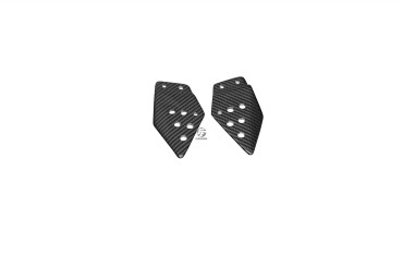protección de talón Carbono por Kawasaki Z750/R 2007-2012 / Z1000 2007-2009 100% Carbono | Patron Enlazado | Brillante