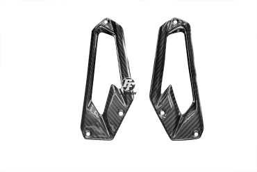 protección de talón Carbono por Kawasaki Z800 100% Carbono | Patron Enlazado | Brillante
