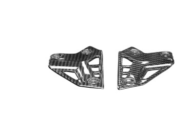 Carbon Fersenschützer für Kawasaki Z900 Carbon+Fiberglas | Köper | Glossy
