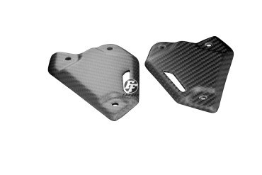 protección de talón Carbono por Kawasaki Z900 2017- Carbono+Fibra de Vidrio | Patron Enlazado | Opaco