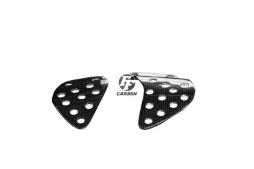 Platines repose-pieds Carbone pour Kawasaki ZX-6R 2003-2004 
