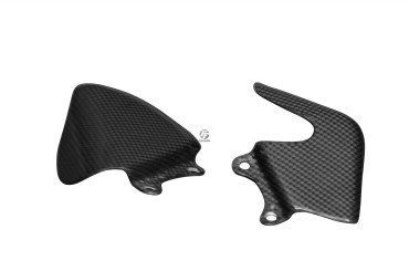 Carbon Heel Guards for MV Agusta Brutale 750 / 910 / 920 / 989R / 990 / 1078R / 1090 