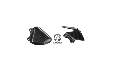 protección de talón Carbono por MV Agusta Brutale 750 / 910 / 920 / 989R / 990 / 1078R / 1090 100% Carbono | Patron Enlazado | Brillante