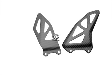 Carbon Fersenschützer für Suzuki GSX-R 1000 2017- Carbon+Fiberglas | Köper | Matt