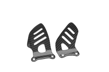 Carbon Heel Guards for Suzuki GSX-R 600 / 750 2006-2014 Carbon+Fibreglass | Twill Weave | Glossy