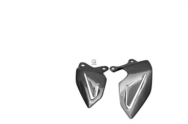 Paratacco Carbonio per Triumph Daytona 675 2013-2017 Carbonio+Fibra di Vetro | Tela | Brillante