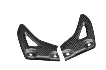 protección de talón Carbono por Triumph Speed Triple 2011-2015 100% Carbono | Patron Enlazado | Opaco
