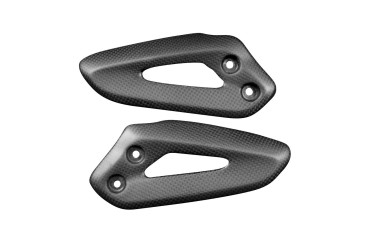 protección de talón Carbono por Triumph Speed Twin 2021- Carbono+Fibra de Vidrio | Patron Sencillo | Opaco