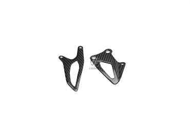 Carbon Heel Guards for Yamaha R1 2015- 100% Carbon | Twill Weave | Glossy