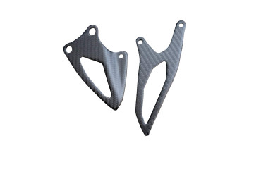 Carbon Fersenschützer für Yamaha R1 2015- Carbon+Fiberglas | Köper | Matt