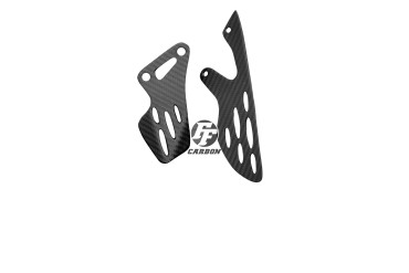 Platines repose-pieds Carbone pour Yamaha YZF-R1 2009-2014 100% Carbone | Toile Sergé | Mat