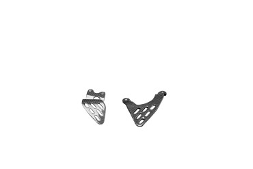 Carbon Heel Guards for Yamaha YZF-R6 2003-2005 Carbon+Fibreglass | Twill Weave | Glossy
