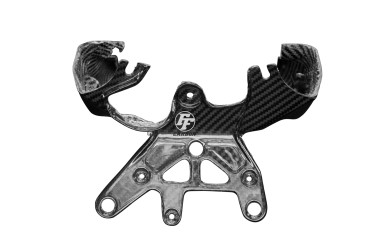 Soporte de Carenado Frontal Carbono por MV Agusta Brutale 675/800 2013-2015 100% Carbono | Patron Enlazado | Brillante