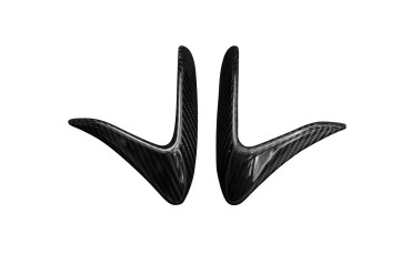 Carbon Front Fairing Side Panels for Aprilia RSV4 2021- / RSV4 Factory 2021- Carbon+Fibreglass | Twill Weave | Glossy