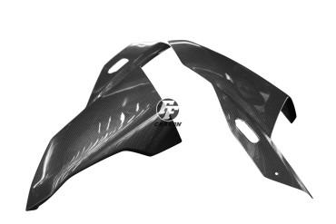 Carenatura anteriore Pannelli laterali Carbonio per BMW S 1000 RR 2019- / M 1000 RR 2021- Carbonio+Fibra di Vetro | Tela | Brillante