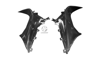Carénage avant (parties latérales) Carbone pour BMW S 1000 RR 2019- / M 1000 RR 2021- 100% Carbone | Toile Sergé | Brillant