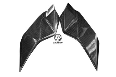 Carbon Front Fairing Side Panels for KTM 990 Super Duke / R 2007-2013 Carbon+Fibreglass | Plain Weave | Glossy