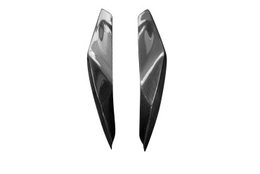 Carbon Front Fairing Side Panels for KTM Duke 690 III 2008 - 2011 Carbon+Fibreglass | Plain Weave | Glossy