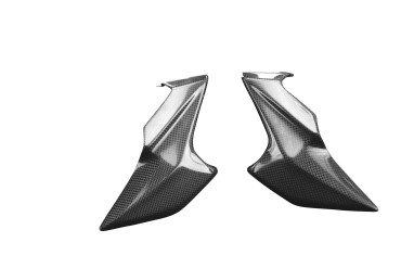 Carenatura anteriore Pannelli laterali Carbonio per Kawasaki Z900 2020- Carbonio+Fibra di Vetro | Tela | Brillante