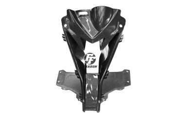Carbon Front Fairing for BMW S1000RR 2015- Carbon+Fibreglass | Plain Weave | Glossy