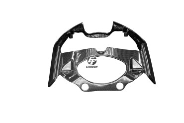 Carbon Front Fairing for Ducati Diavel 2014-2015 Carbon+Fibreglass | Plain Weave | Glossy