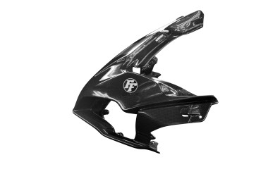 Carbon Front Fairing for Ducati Multistrada 1200 2015-2017 / 1200S Touring / 1260 2018- / 950 Carbon+Fibreglass | Plain Weave | Glossy
