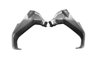 Carbon Front Fairing for Ducati Multistrada V4 2021- Carbon+Fibreglass | Plain Weave | Glossy