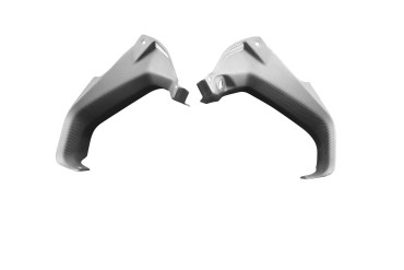 Carenado Frontal Carbono por Ducati Multistrada V4 2021- Carbono+Fibra de Vidrio | Patron Sencillo | Opaco