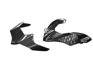 Carenado Frontal Carbono por Kawasaki Z900 2017-2019 Carbono+Fibra de Vidrio | Patron Enlazado | Brillante