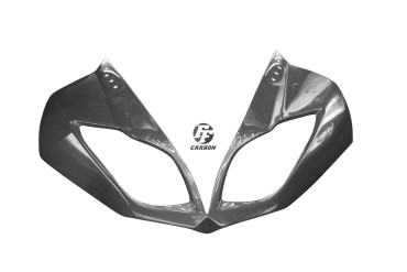 Carbon Front Fairing for Kawasaki ZX-6R 2009-2012 Carbon+Fibreglass | Plain Weave | Glossy