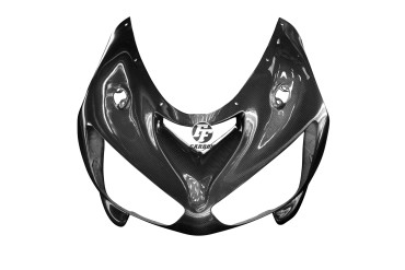Carbon Front Fairing for Kawasaki ZX6R 636 2005-2006 Carbon+Fibreglass | Plain Weave | Glossy
