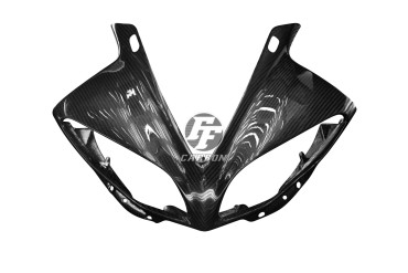 Carenado Frontal Carbono por Yamaha YZF-R1 2009-2014 100% Carbono | Patron Enlazado | Brillante