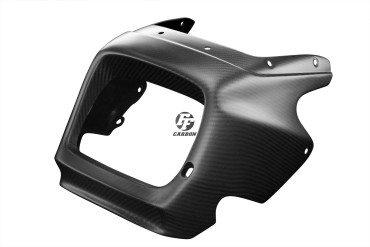 Carenatura anteriore senza presa d´aria Carbonio per Kawasaki ZRX1200 ZRX1100 Carbonio+Fibra di Vetro | Spigato | Opaco