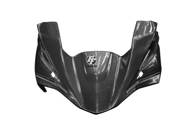 Carenatura anteriore sopra i fari Carbonio per Kawasaki Z650 2017-2019 Carbonio+Fibra di Vetro | Tela | Brillante