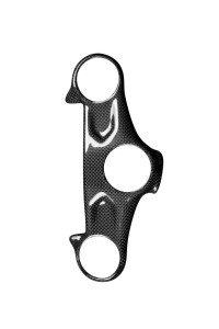 Carbon Gabelbrückenblende für Honda CB 6550 R / CBR 650 R 2019- Carbon+Fiberglas | Leinwand | Glossy