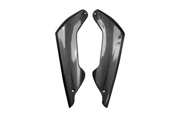 Carenado de horquilla Carbono por BMW K1200R Carbono+Fibra de Vidrio | Patron Enlazado | Brillante