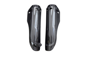 Carenado de horquilla Carbono por Ducati Hypermotard 698 100% Carbono | Patron Enlazado | Brillante